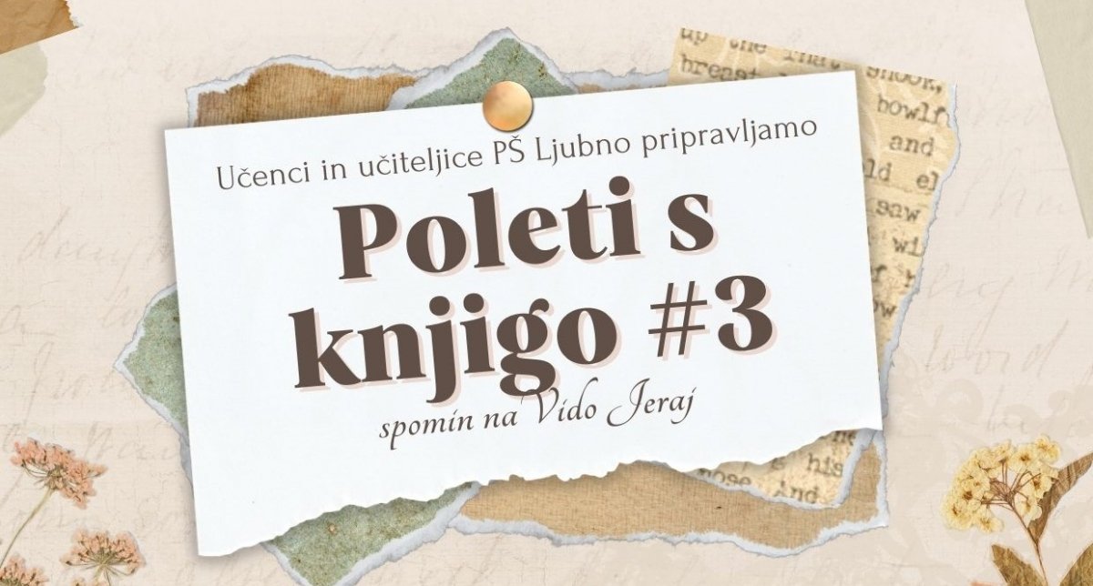 Poleti s knjigo #3: Vida Jeraj