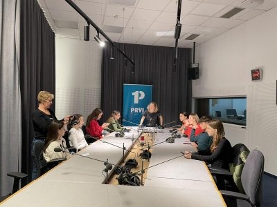 Učenci izbirnega predmeta retorika 