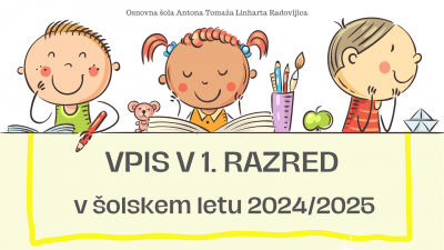 Vpis v prvi razred slika 1