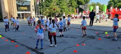 Živahno na slovesni otvoritvi Športnih iger mladih v Ljubljani  slika 6