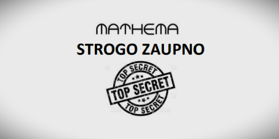 Matematično tekmovanje Strogo zaupno slika 1
