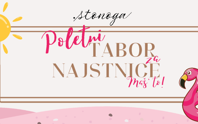 Poletni tabor za najstnice: Maš to!