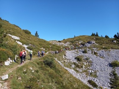 Potep mladih planincev nad Soriško planino  slika 6