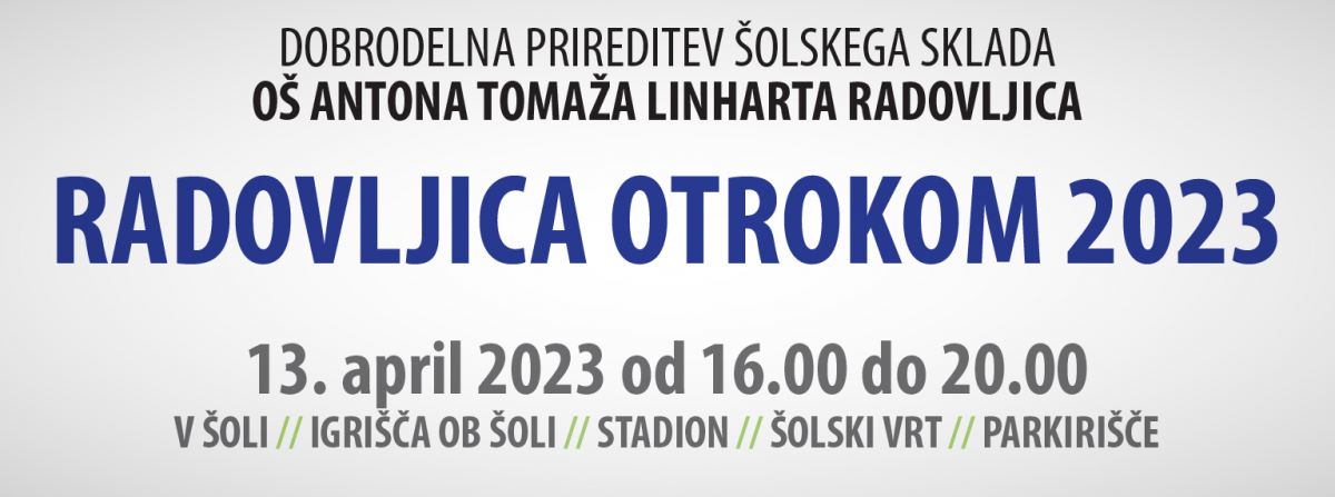 Dobrodelna prireditev Radovljica otrokom 2023