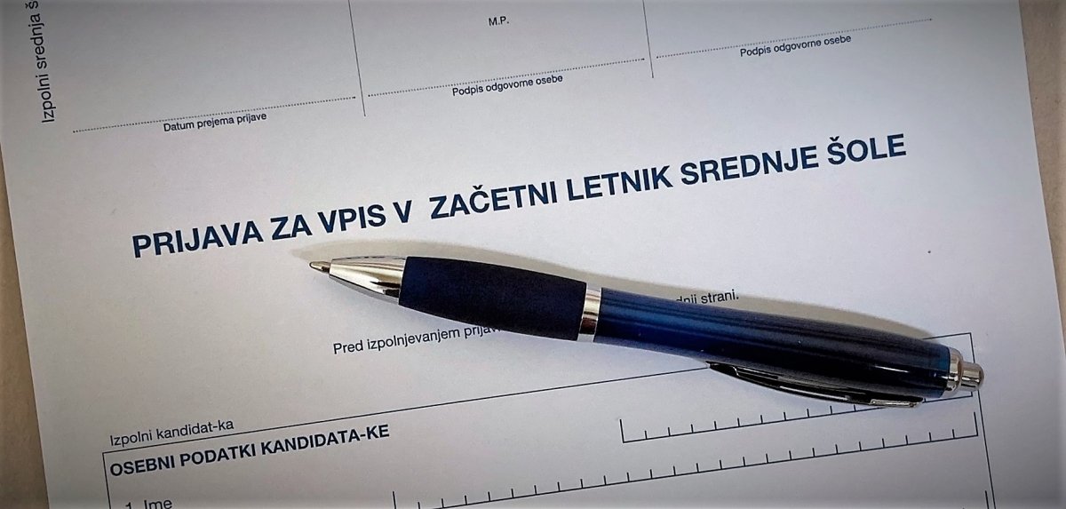 Izpolnjevanje prijavnic za vpis v srednjo šolo