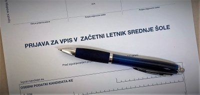 Vpis v srednjo šolo: izpolnjevanje prijavnic slika 1