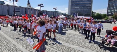 Živahno na slovesni otvoritvi Športnih iger mladih v Ljubljani  slika 10