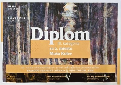 Maša Kolev druga na mednarodnem likovnem grafičnem tekmovanju  slika 5