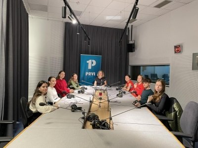 Učenci izbirnega predmeta retorika 