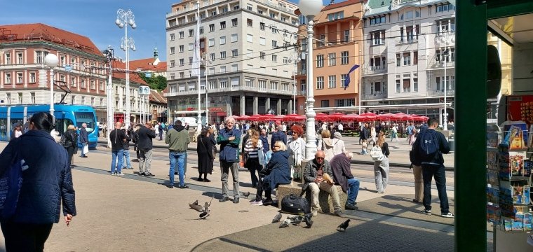 Prvošolci v Zagrebu