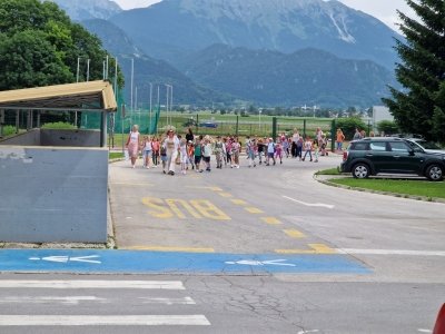 Učenci iz OŠ Ivana Gundulića iz Zagreba na obisku v Radovljici  slika 3