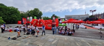 Živahno na slovesni otvoritvi Športnih iger mladih v Ljubljani  slika 2